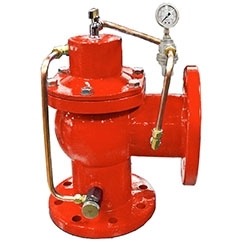 Angle Type Pressure Relief Valve for Fire Protection