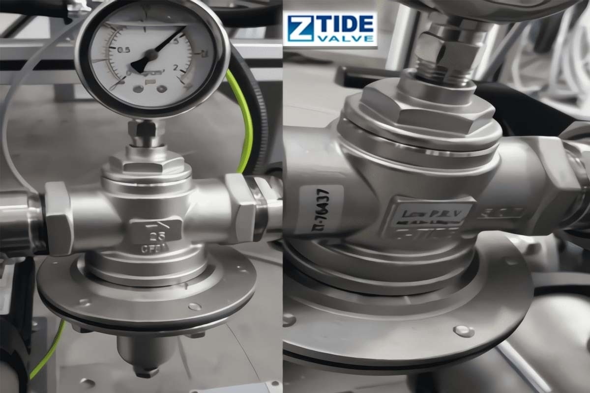 Direct Acting Low Pressure Type PRV for Chemical Pipeline