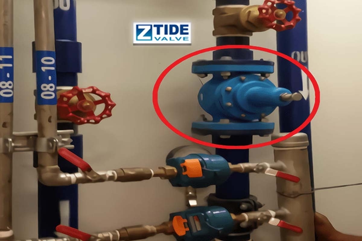 Ductile Iron Direct Acting Pressure Regulator in Hotel